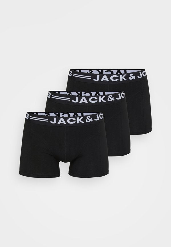 Jack & Jones SENSE TRUNKS 3-PACK NOOS - Trunks - black