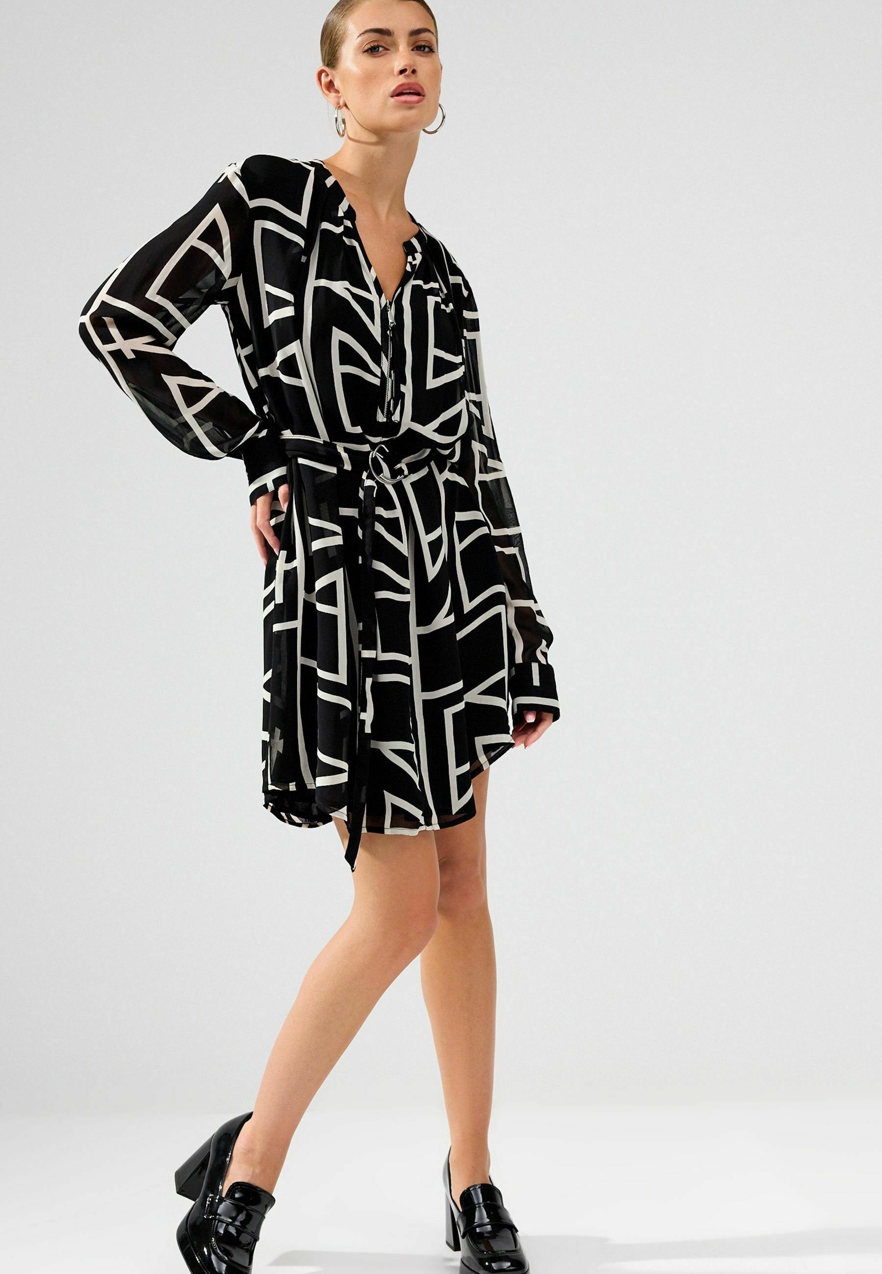 Next LONG SLEEVE TIE WAIST MINI