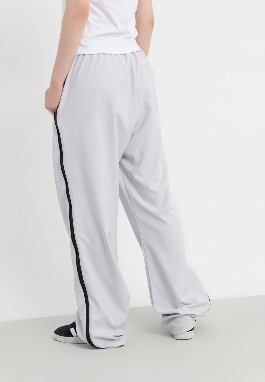 YOURTURN UNISEX SIDE-ZIP JOGGING TROUSERS