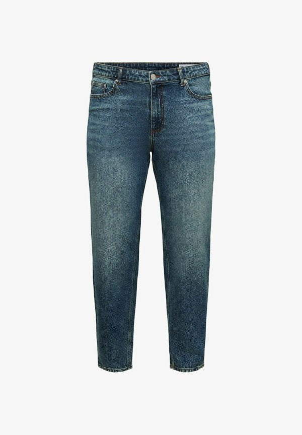 Vero Moda Curve MOM FIT JEANS VMCTESSA HIGH RISE MOM FIT JEANS - Mom Jeans - medium blue denim