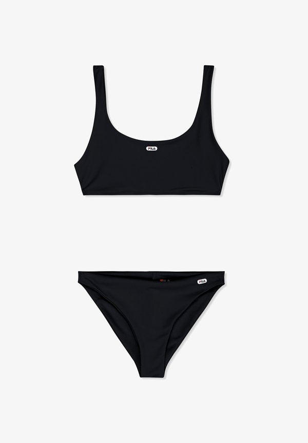 Fila APPAREL ISOLA LOGO SCOOP NECK  - Bikini - black