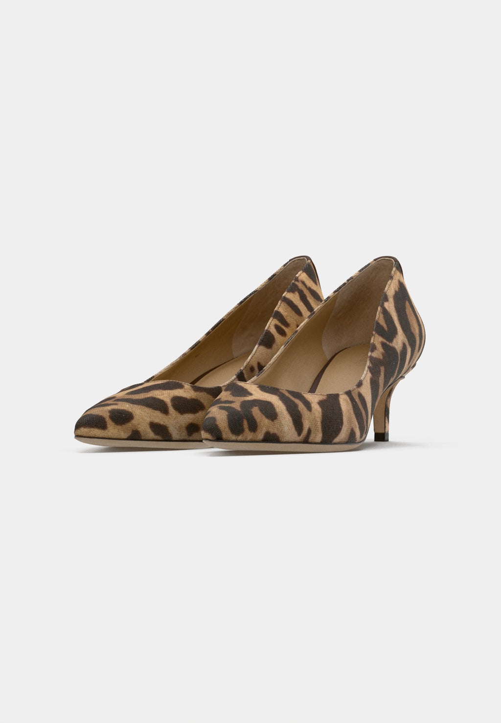 Lauren Ralph Lauren ADRIENNE ZEBRA-PRINT CANVAS PUMP