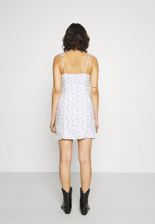 Hollister Co. BARE RUCHED SHORT DRESS