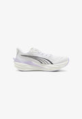 Puma DEVIATE NITRO 4 WNS - Road running shoes - white-light lavender
