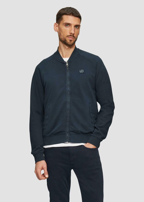 s.Oliver MIT LOGO-PATCH - Cardigan - navy