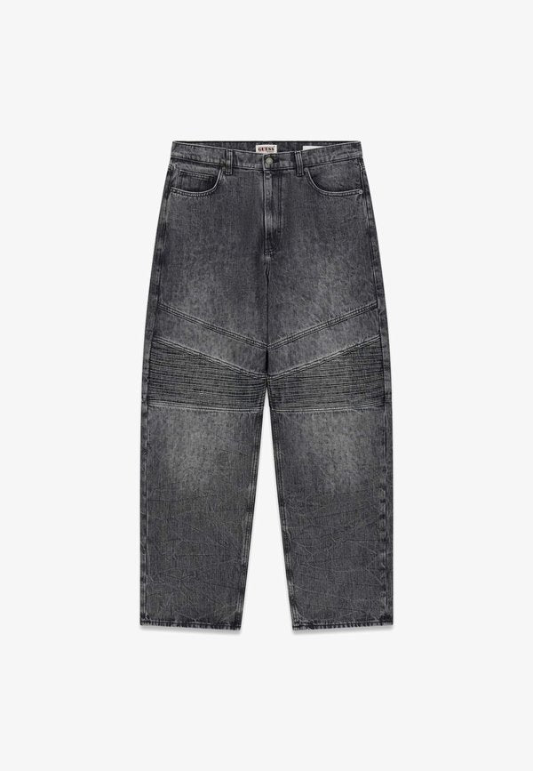 Guess Straight leg jeans - schwarz