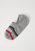 Tommy Hilfiger MEN FOOTIE TAB 2 PACK - Invisible socks - mid grey melange
