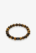s.Oliver BEADS - Bracelet - braun