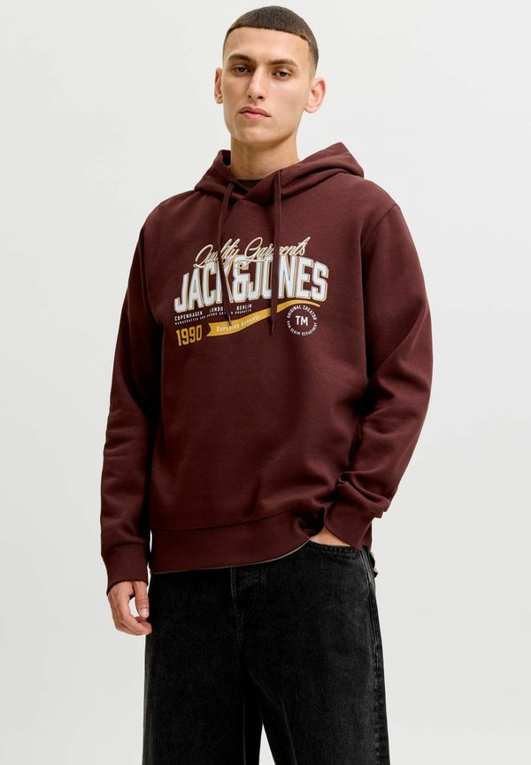 Jack & Jones HOODIE HOODIE - Hoodie - bitter chocolate