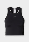 New Balance FAST DAYS FITTED CROP TANK - Top - black