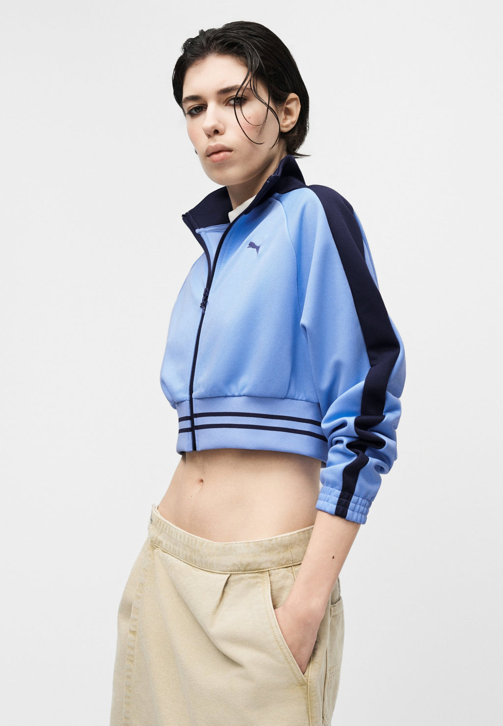 Puma RELAXED CROPPED TRACK JACKET
