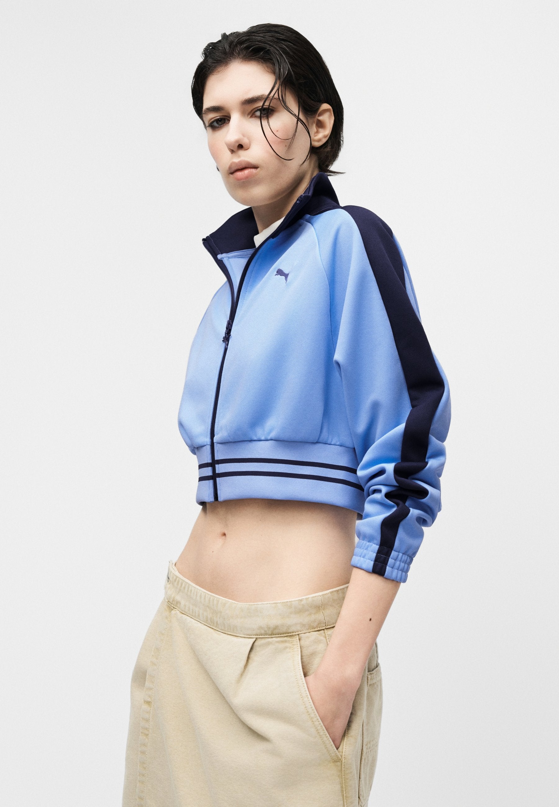 Puma RELAXED CROPPED TRACK JACKET