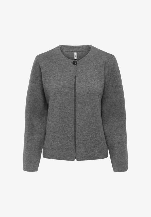 ONLY ONLANNELI - Cardigan - medium grey melange