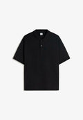 Bershka SHORT SLEEVE  - Polo shirt - black