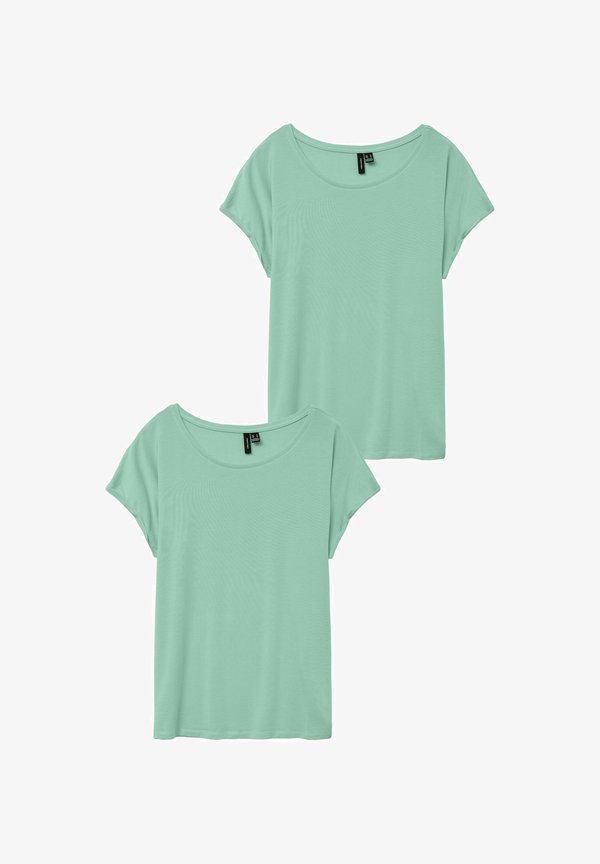 Vero Moda STRETCH AVA - Basic T-shirt - hellgrün
