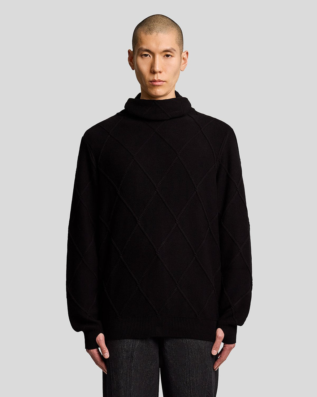 Lyle & Scott ARUN ROSE KNITTED BALACLAVA