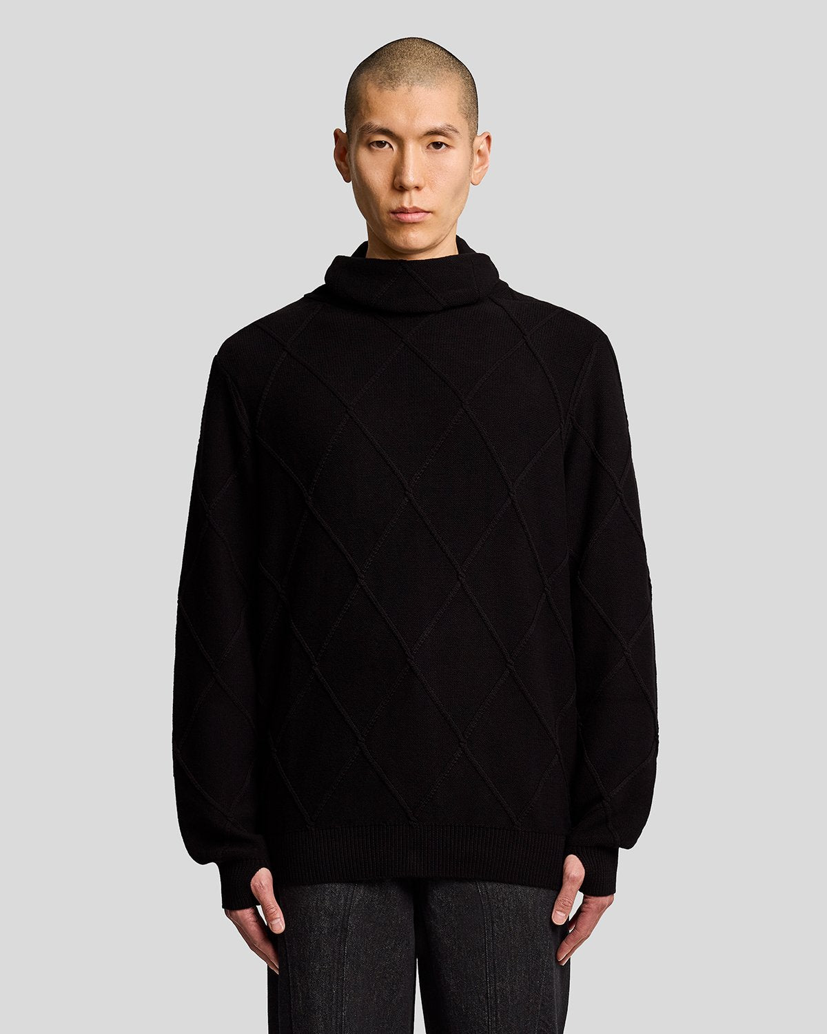 Lyle & Scott ARUN ROSE KNITTED BALACLAVA