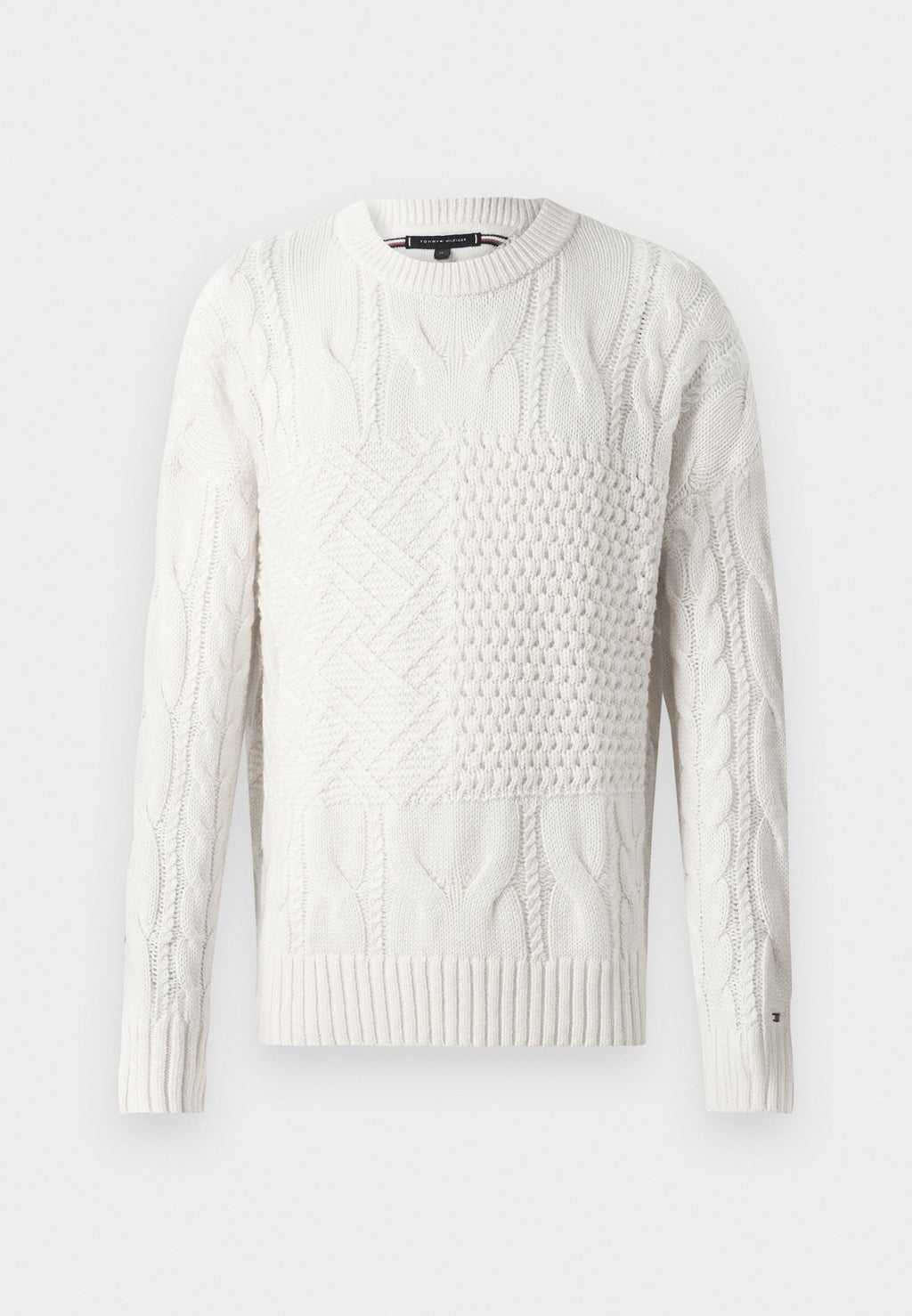 WOOL BLEND FLAG KNIT JUMPER Media 1