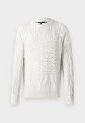 WOOL BLEND FLAG KNIT JUMPER Media 1