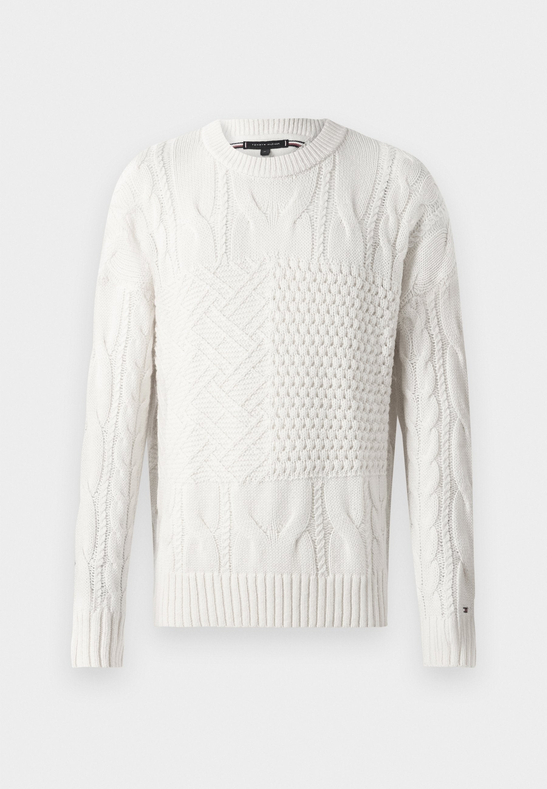 WOOL BLEND FLAG KNIT JUMPER Media 1