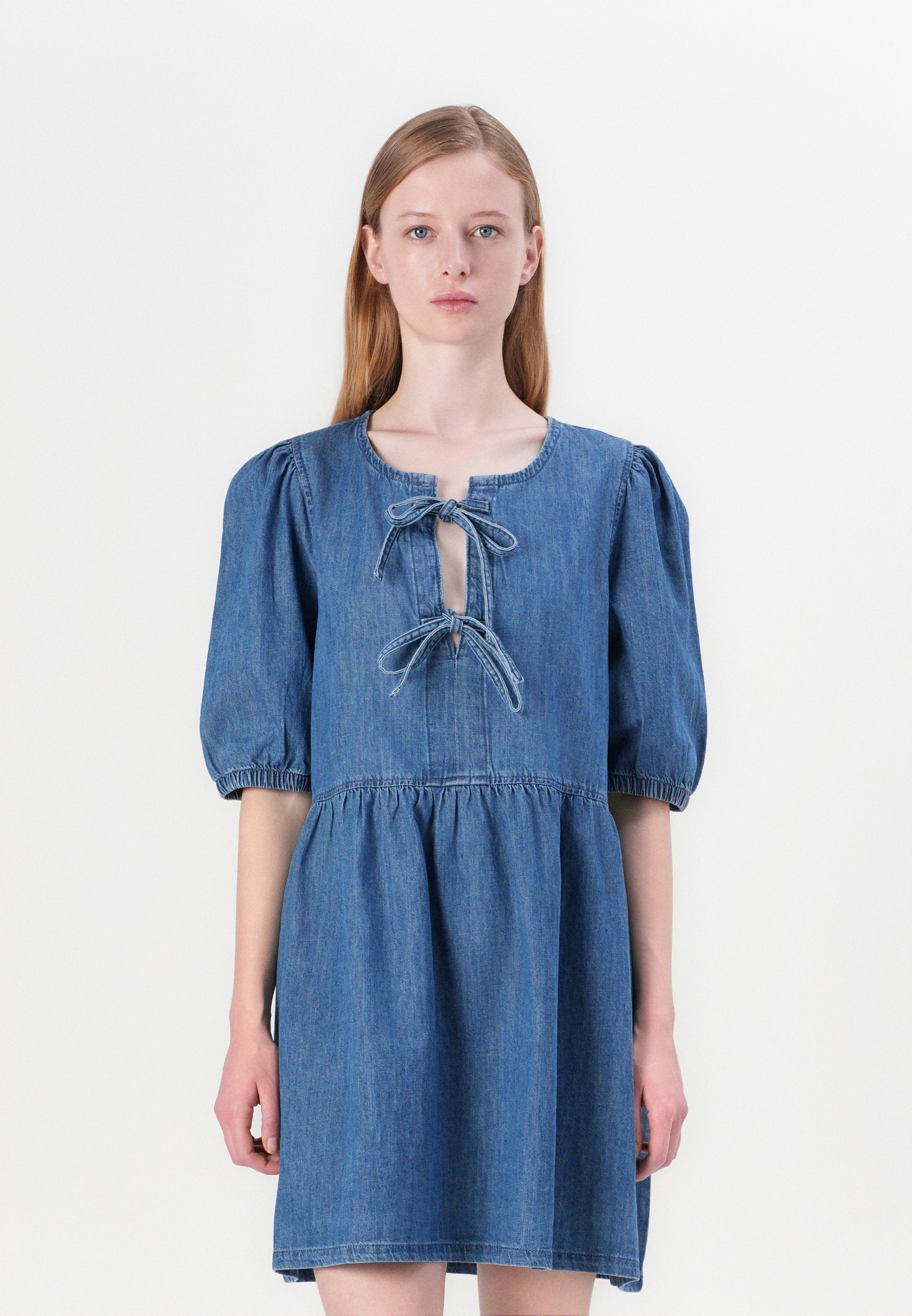 ONLY ONLCLARA PUFF BOW DRESS