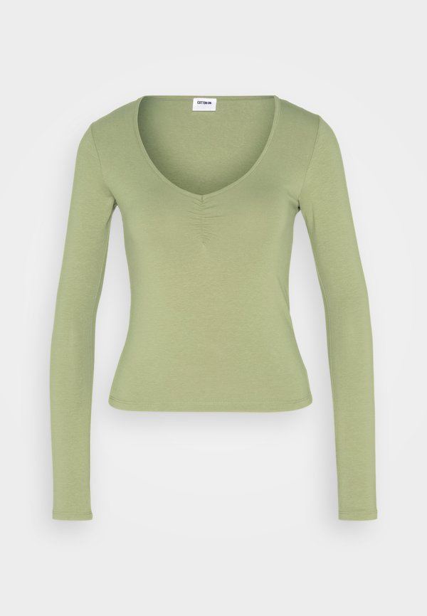 Cotton On LOLA ROUCHED FRONT LONG SLEEVE TOP