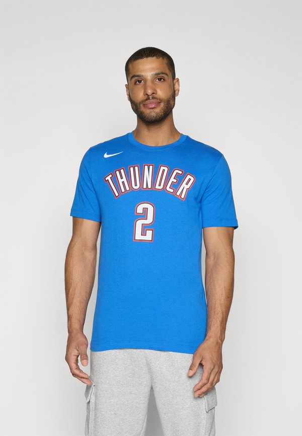 Nike Performance NBA OKLAHOMA CITY THUNDER SHAI GILGEOUS-ALEXANDER TEE - Club wear - signal blue