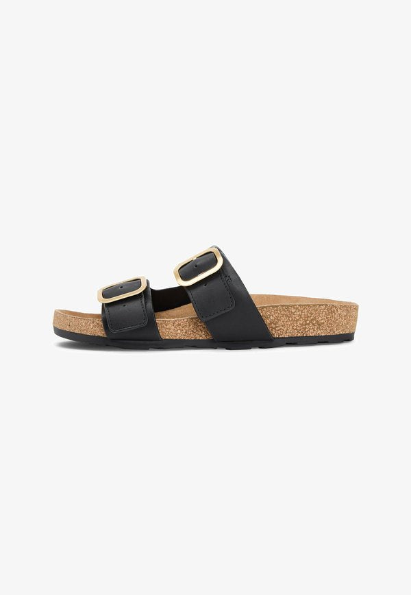 Tommy Hilfiger DOUBLE STRAP - Mules - black
