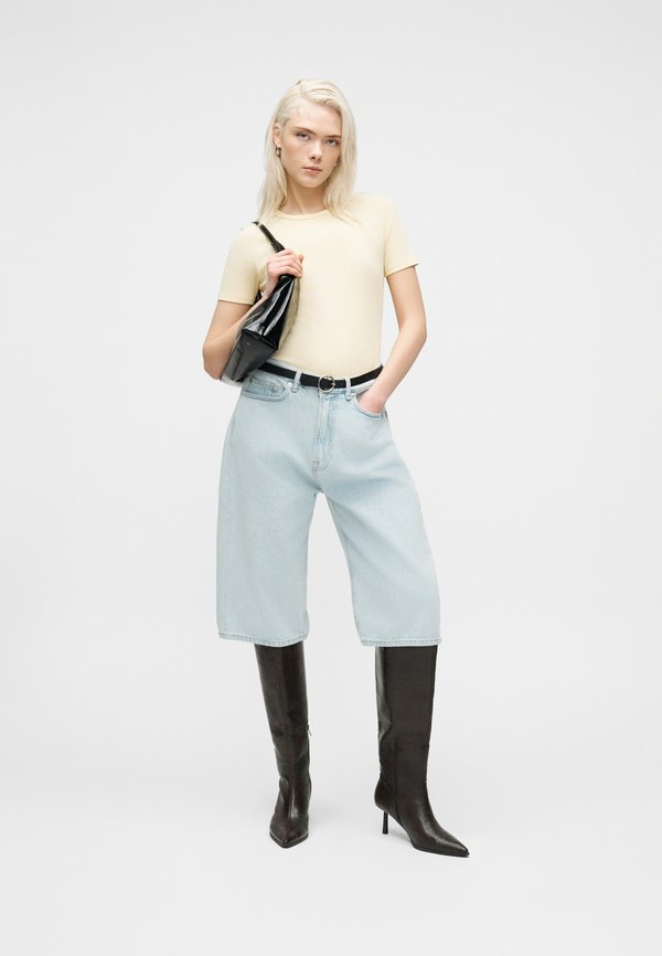 JDY JDYLUCKY S/S O NECK TOP JRS NOOS
