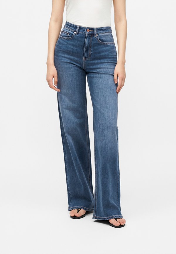 Vero Moda Tall VMOLIVIA - Wide Leg - medium blue denim