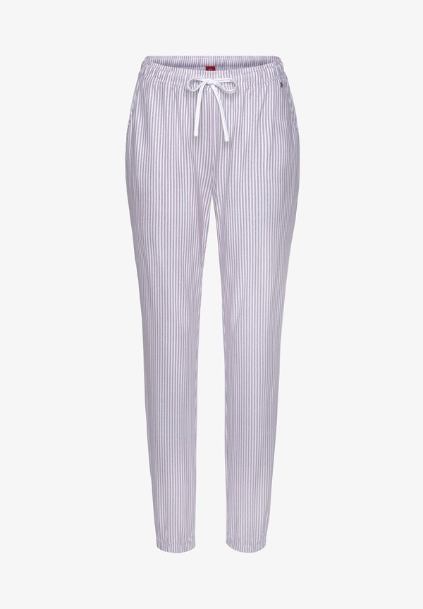 s.Oliver S.OLIVER PYJAMAHOSE - Pyjama bottoms - bordeaux-gestreift
