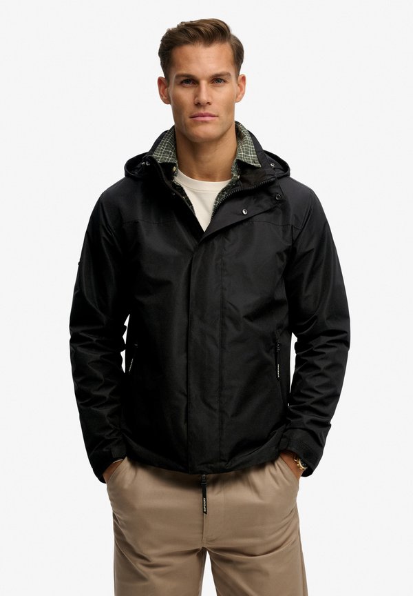 Superdry & Co HOODED SHELL - Light jacket - black