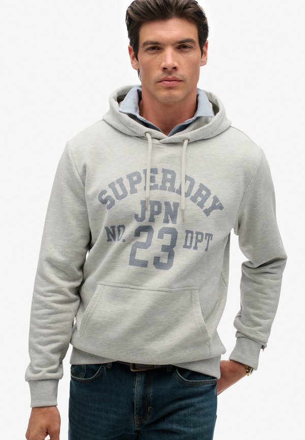 Superdry & Co ATHLETIC ESSENTIALS - Hoodie - cadet grey marl