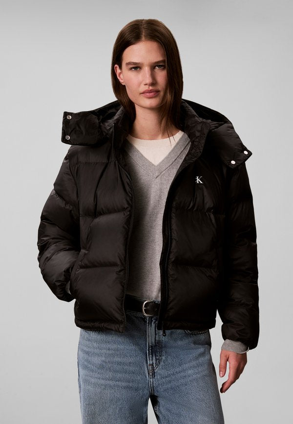 Calvin Klein Jeans ESSENTIAL SHORT PUFFER - Down jacket - black