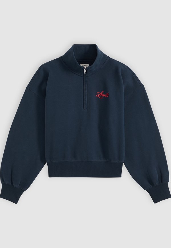 Levi's® VINTAGE 80S 1/4 ZIP - Sweatshirt - navy blazer