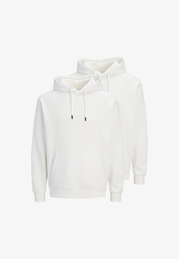 Jack & Jones JACK & JONES 2 PACK - Hoodie - cloud dancer