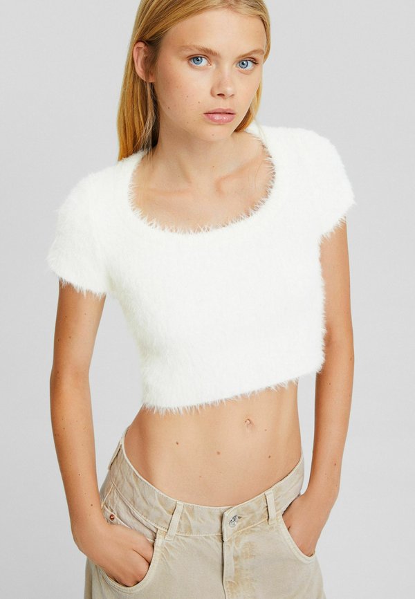 Bershka SHORT SLEEVE FUZZY
