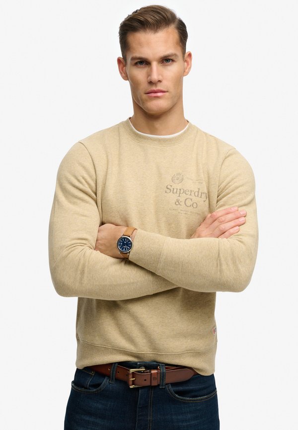 Superdry & Co COMPANY - Sweatshirt - pumice stone beige marl