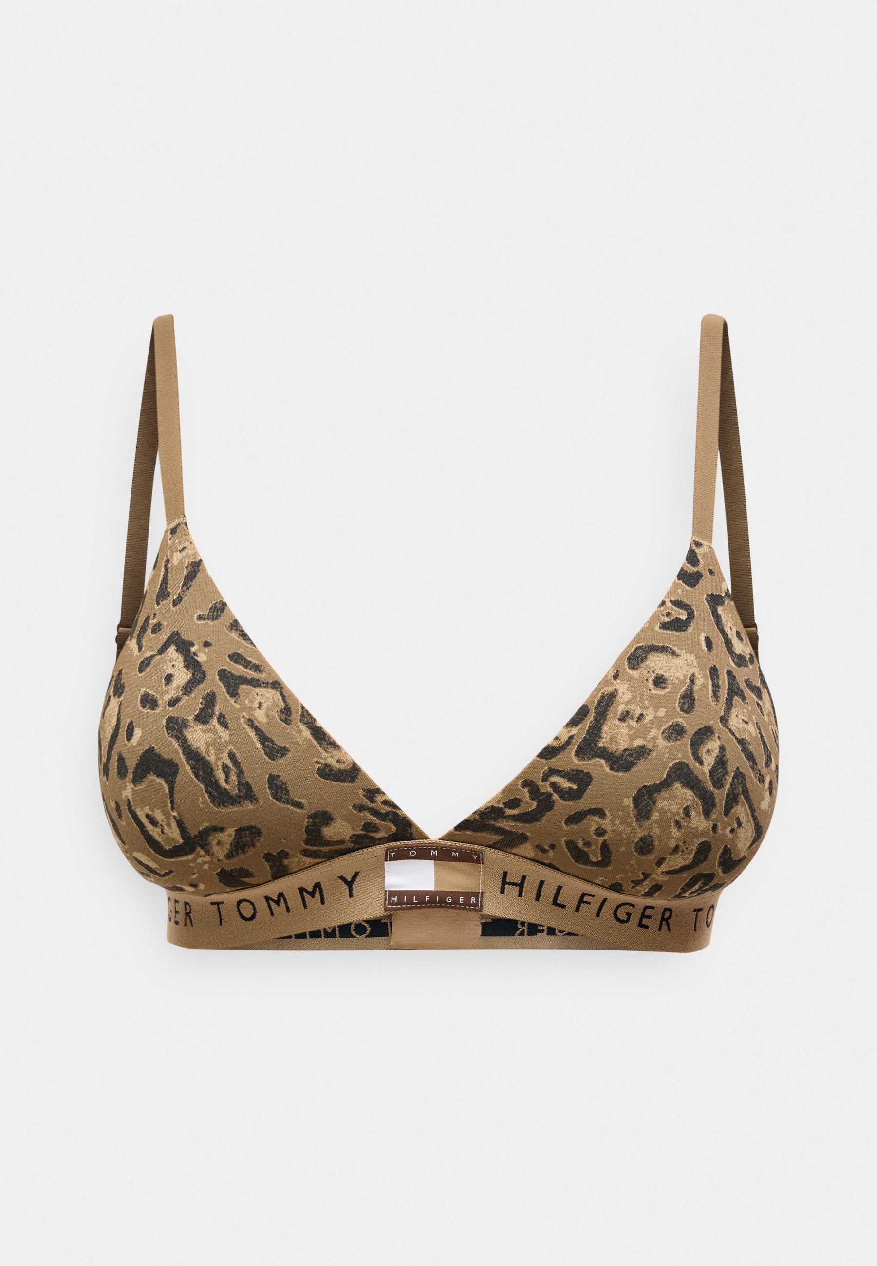 HERITAGE PRINT REMOVABLE PADDING TRIANGLE BRA Media 1