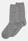 Tommy Hilfiger WOMEN SOCK 2 PACK - Socks - middle grey melange
