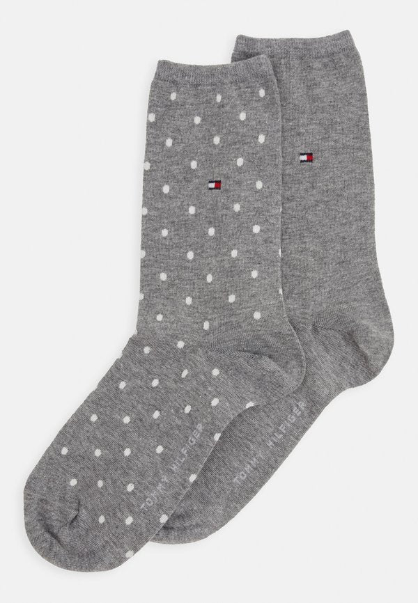 Tommy Hilfiger WOMEN SOCK 2 PACK - Socks - middle grey melange