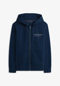 Tommy Hilfiger LOGO TERRY ZIP-THRU HOODY - Zip-up sweatshirt - desert sky