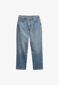 Superdry & Co MID RISE - Straight leg jeans - mid blue denim