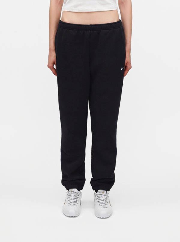 Nike Sportswear Tracksuit bottoms - total black/sail