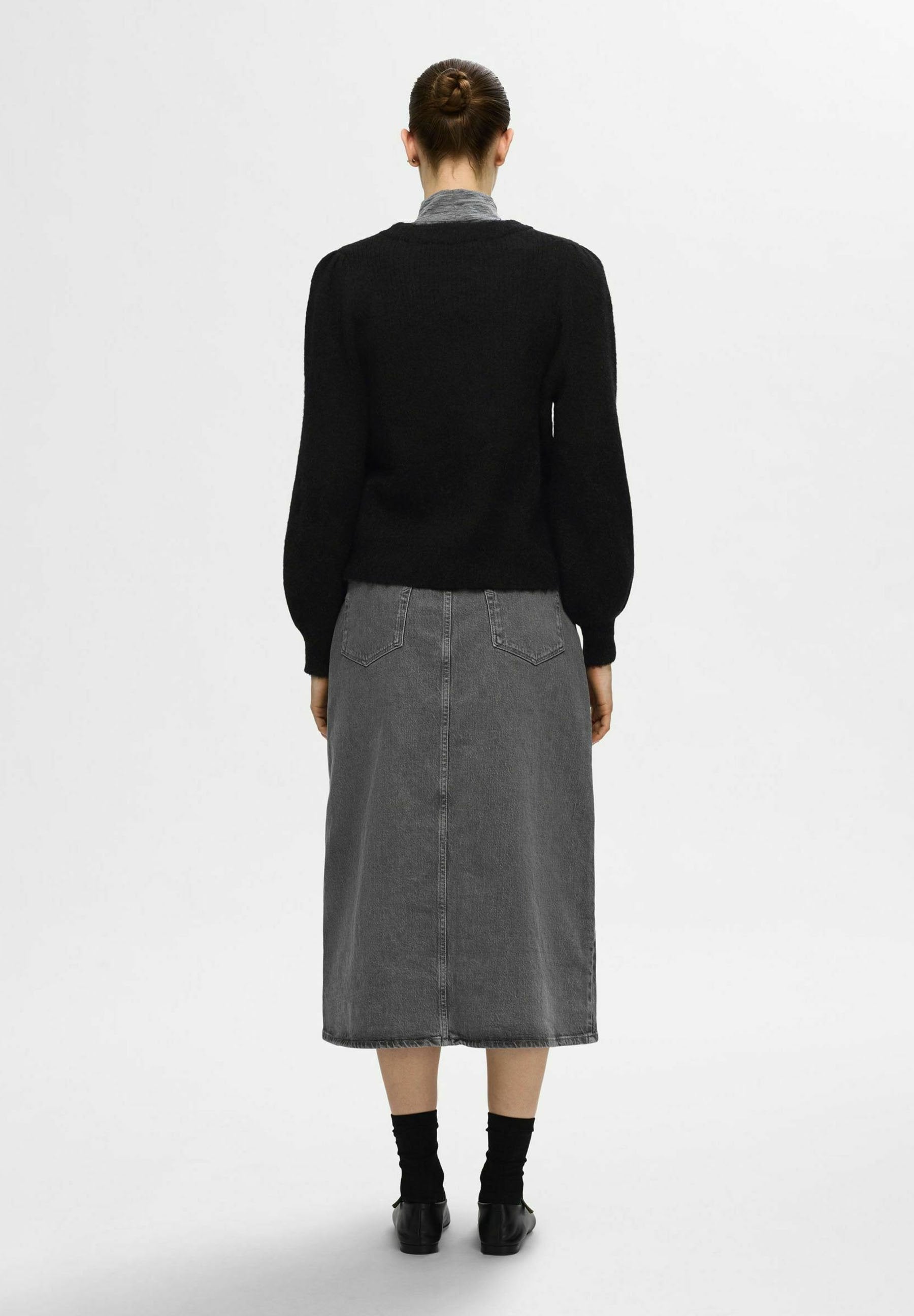 Selected Knitted wool blend