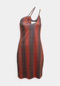 HOSBJERG JUNA ASTA GRID DRESS