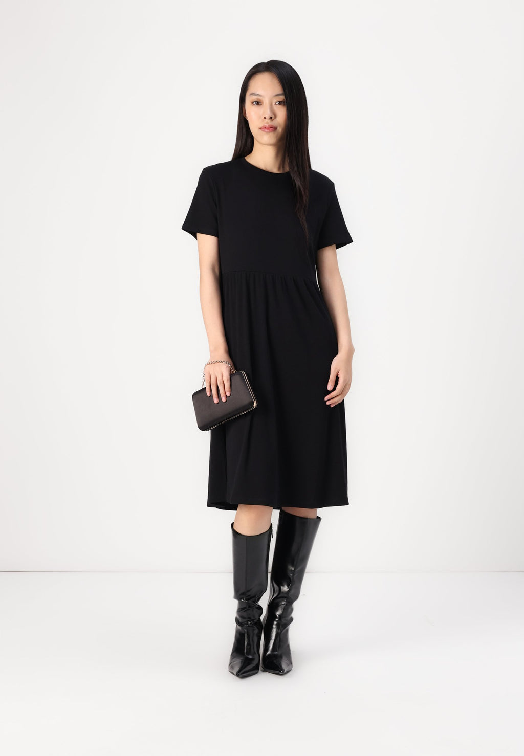 TOM TAILOR DENIM EASY MIDI DRESS