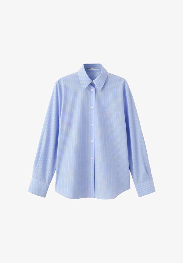 Mango ADULT - Button-down blouse - light blue