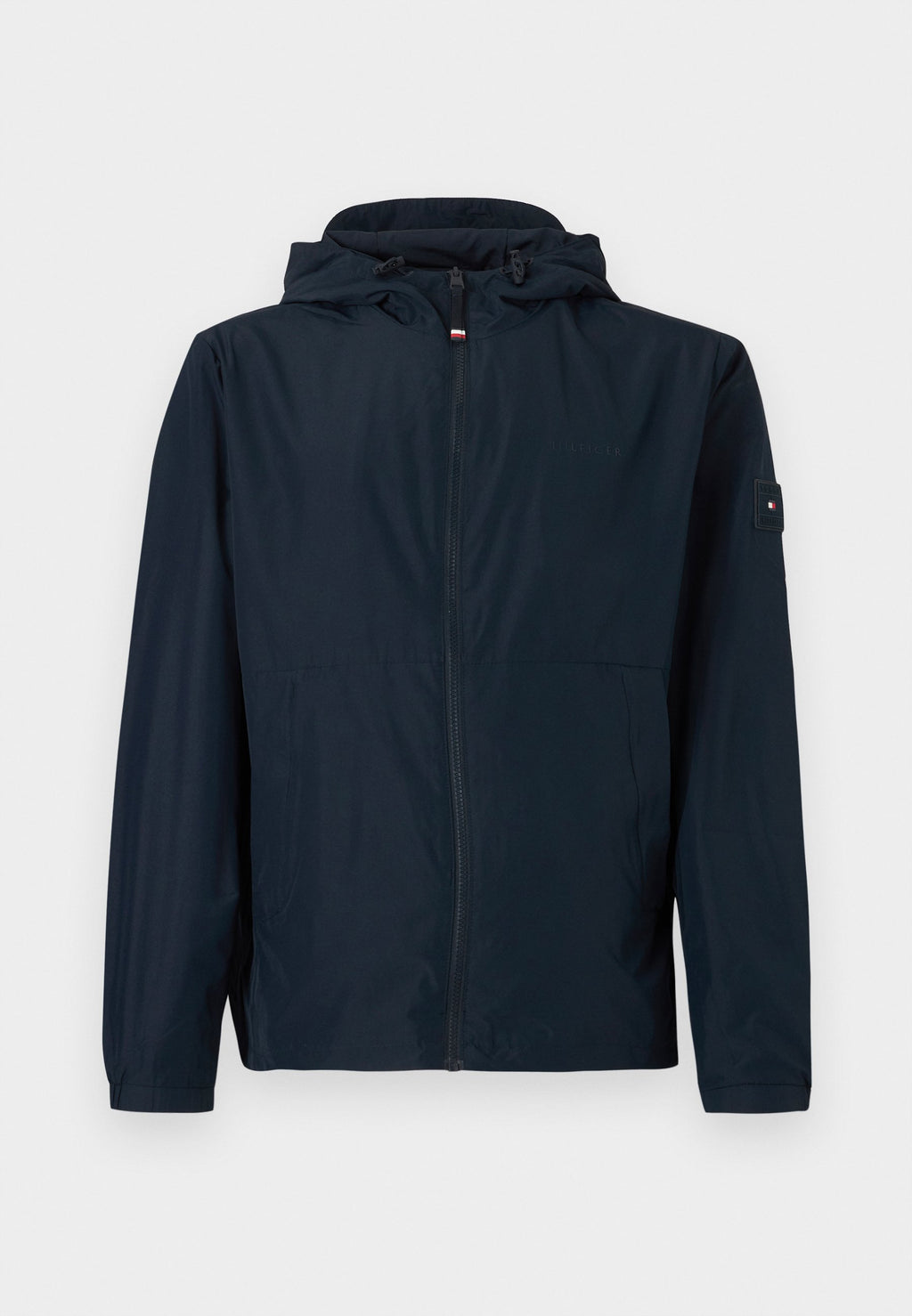 TONAL LOGO ZIP-THRU HOODED JACKET Media 1