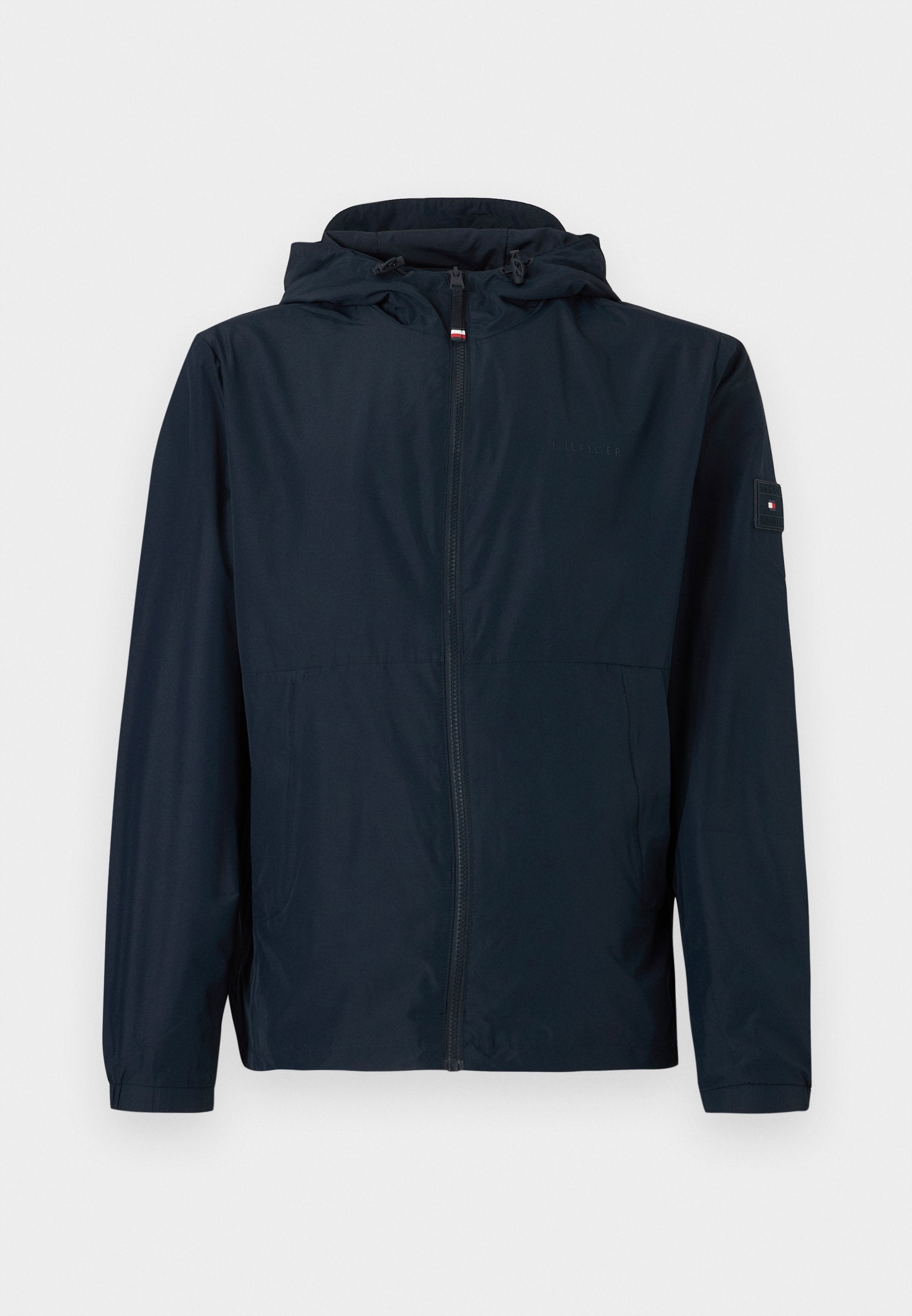 TONAL LOGO ZIP-THRU HOODED JACKET Media 1